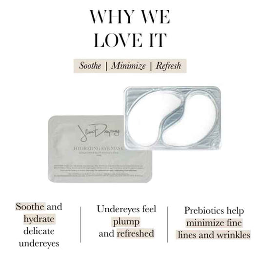 Natural Under Eye Mask for Hydrating, Plumping | Minimizing Fine Lines and Wrinkles, Suitable for Combination Skin