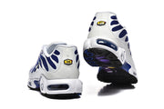 Nike Air Max Plus White and Blue Sneakers