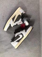 Travis Scott x Air Jordan 1 Low White Brown Sneakers
