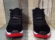 Jordan 11 Black and Red High-Top Sneakers