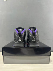 Jordan Air Jordan 10 High Black and Purple Sneakers 130209-051