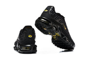 Nike Air Max Plus Black and Gold Sneakers