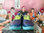 Nike LeBron 20 Basketball Shoes Blue and Volt
