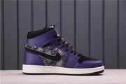 Jordan 1 Zoom Air CMFT Bayou Boys Black Purple Sneakers
