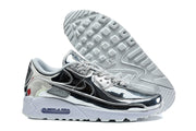 Nike Air Max 90 Sneakers in Silver and White
