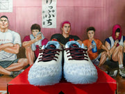 Nike Basketball Sneakers White and Red