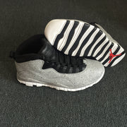 Jordan 10 High Sneakers in Grey and Black Speckle