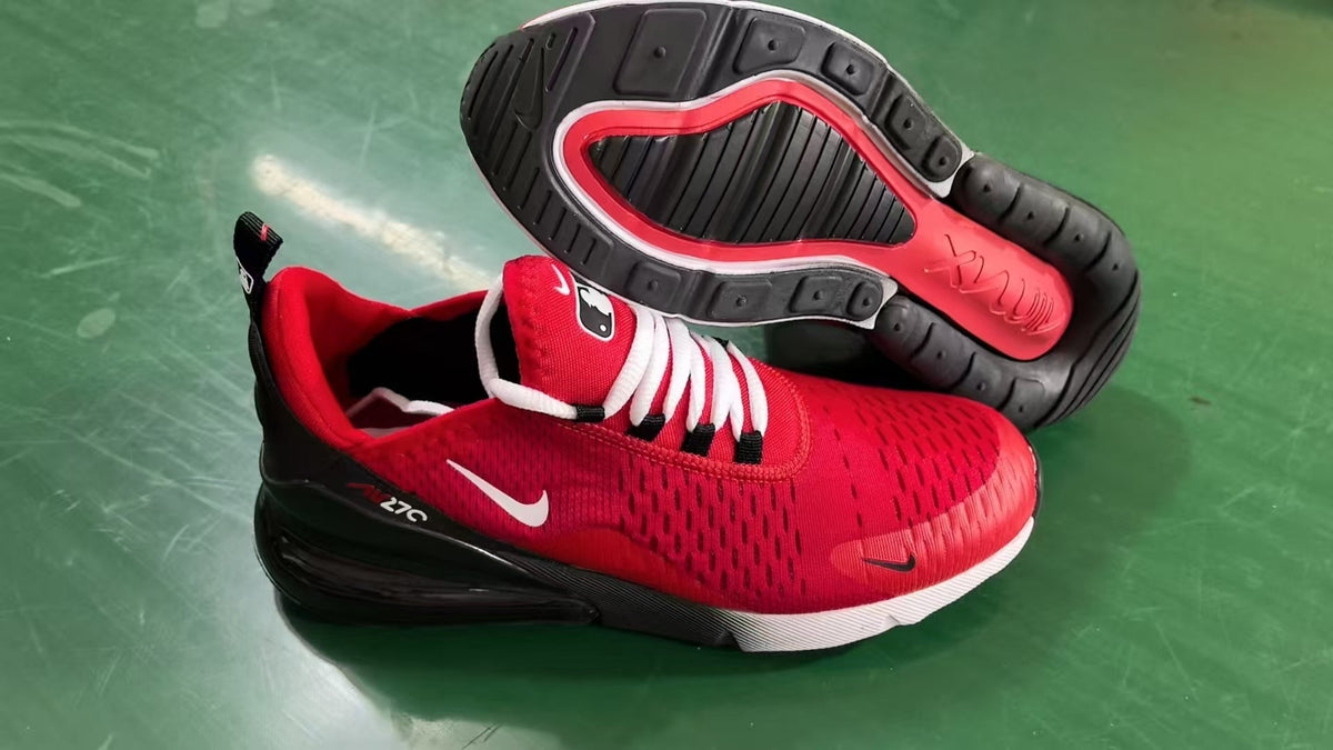 Nike Air Max 270 Red and Black Sneakers