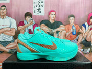 Nike Zoom Kobe 6 Basketball Shoes in Turquoise and Bronze