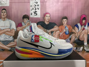 Nike GT Basketball Shoes White Blue Orange