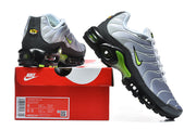 Nike Air Max Plus Sneakers in Grey and Volt