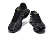 Nike Air Max Plus Black and Gold Sneakers
