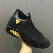 Jordan Air Jordan 14 Black Gold High-Top Sneakers