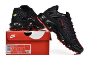 Nike Air Max Plus Sneakers in Black and Red