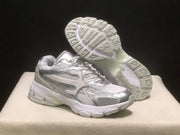 TAP Retro Chunky Sneakers in White and Silver
