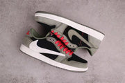 Jordan 1 Low Travis Scott Black Grey Sneakers CQ4277-008