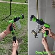 🐕 Dog Bath Sprayer with Soap Dispenser — 8-Mode Hose Attachment