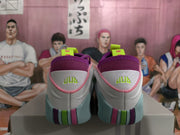 Nike Basketball Shoes White Purple Green
