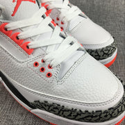 Jordan 3 White Red Yellow Black Sneakers