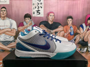 Nike Kobe Draft Day Basketball Sneakers White Blue
