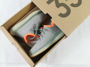 Yeezy 350 V2 Kids' Sneakers in Gray and Orange