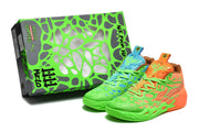 Puma M.E.L.O. 878-18 Blue Orange Green Sneakers