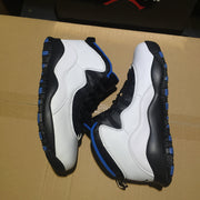 Jordan Air Jordan 10 Retro White Black Blue High-Top Sneakers