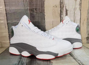 Jordan 13 White, Red & Grey Men's Sneakers