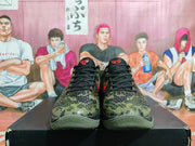 Nike Basketball Sneakers Camo Green Black Red