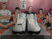 Jordan 13-Style High-Top Sneakers Blue Gray