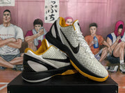Nike Kobe 6 Basketball Shoes White Black Yellow