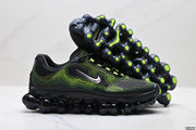 Nike Air Liquid Max Sneakers Black and Volt Green