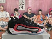 Jordan Black White Red Basketball Sneakers