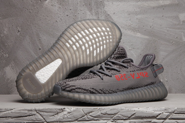 Yeezy 350 V2 Black Grey Zebra Sneakers