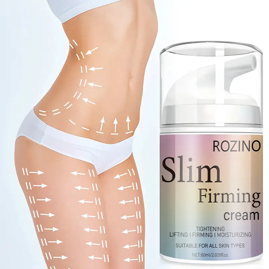 ROZINO Firming Body Cream | Tightens Loose Skin on Belly, Arms, Legs & Butt | Moisturizing Formula | 60ml