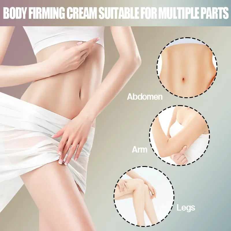 ROZINO Firming Body Cream | Tightens Loose Skin on Belly, Arms, Legs & Butt | Moisturizing Formula | 60ml