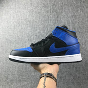 Jordan Air Jordan 1 Mid Black Game Royal Sneakers