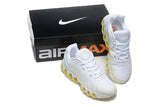 Nike Air Max White and Yellow Sneakers