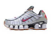 Nike Shox TL White and Pink Sneakers