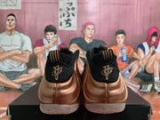 Nike Rose Gold Black Basketball Sneakers