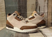 Jordan 3 Cream and Brown Low-Top Sneakers