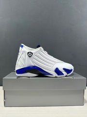 Jordan Air Jordan 14 Hyper Royal White Blue Sneakers