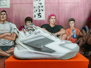 Nike Basketball Shoes in White and Silver