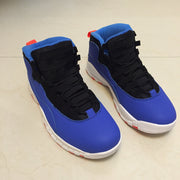 Jordan Air Jordan 10 High-Top Sneakers in Blue, Black and Red