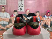 Curry Basketball Sneakers Black Red Snake Year Design