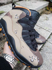 Air Jordan 10 Camo High-Top Sneakers