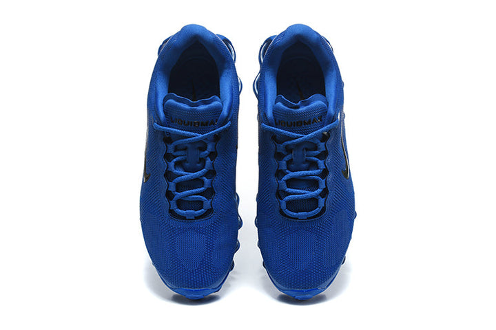 Nike Air Max Sneakers, Blue with Black Swoosh