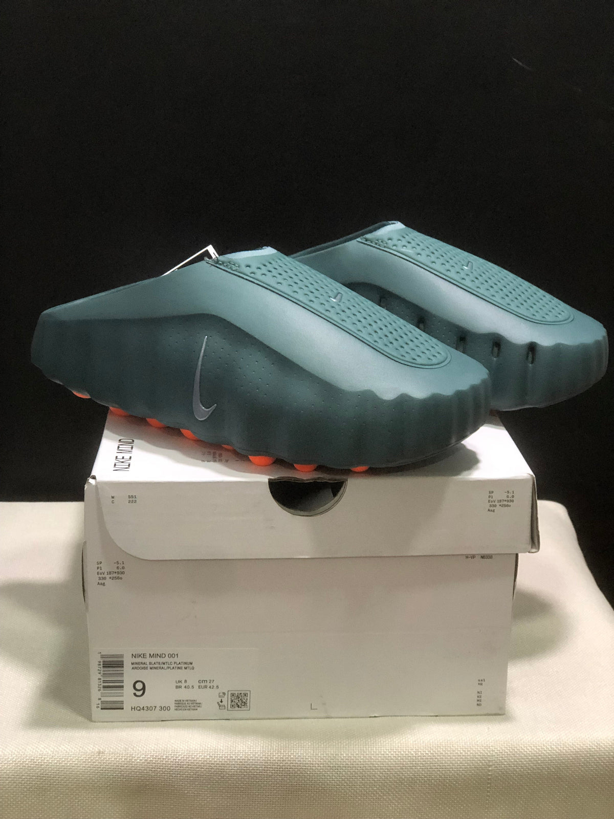 Nike Mind 001 Mule Mineral Slate Platinum HQ4307-300