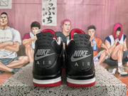 Jordan Air Jordan 4 Black Red Sneakers