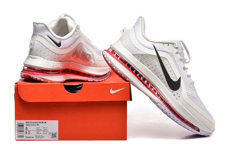 Nike Pegasus Premium White Red Running Shoes